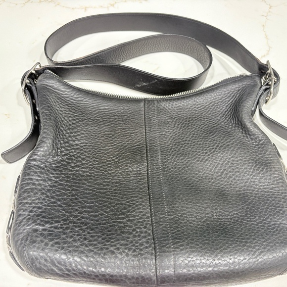 Coach Black Pebble Leather bag - Picture 1 of 3